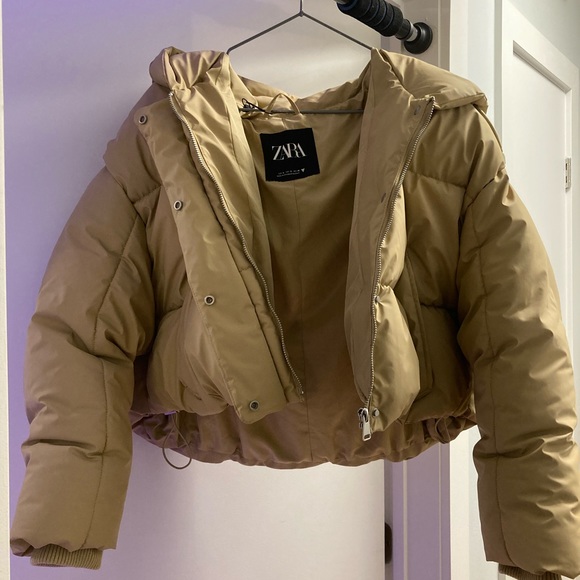 Cropped Zara Puff Jacket - Picture 4 of 4